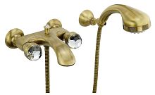 Migliore 18476 Axo Swarovski Смеситель для ванны внешний, бронза
