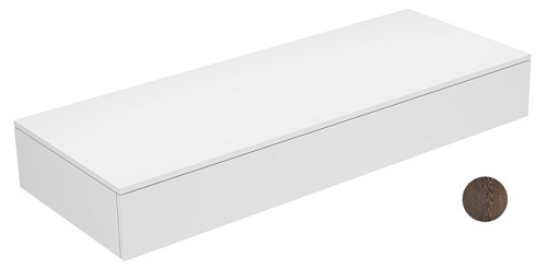 Keuco 31760860000 Edition 400 Тумба боковая 140х53.5 см, антрацитовый дуб/антрацитовый дуб купить недорого в интернет-магазине Сквирел