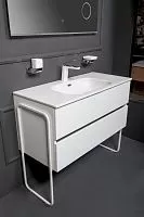 Столешница моноблок 100 ARMADI ART 838-100-W белая купить  в интернет-магазине Сквирел