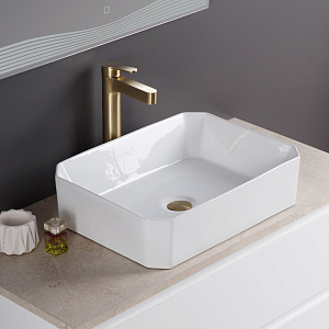 BelBagno BB1386 Раковина керамическая накладная 49х38 см, белая