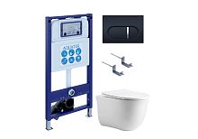Aquatek КЛАССИК AQUATEK SET AQUATEK КЛАССИК cm-045 4в1 Комплект: Унитаз, Инсталляция, Кнопка смыва