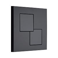 KKPol 350/PPC/092-00-00 Uni P02 Смывная клавиша для инсталляции, черный матовый