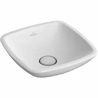 Villeroy & Boch 51491001 Loop&Friends Раковина на столешницу 43х43 см, альпийский белый (White Alpin)