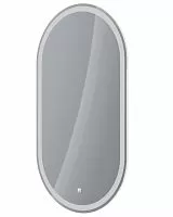 Dreja 99.2007 Luno Зеркало, 55х100 см, сенсорный выключатель/LED-подсветка/антизапотевание, белое купить  в интернет-магазине Сквирел