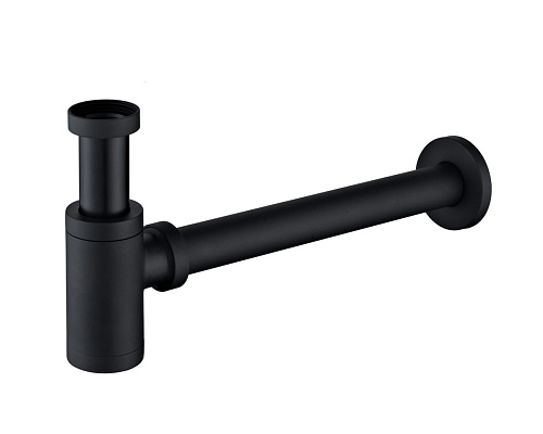 BelBagno BB-SMT2-NERO Сифон для раковины, чёрный BelBagno BB-SMT2-NERO Сифон для раковины, чёрный