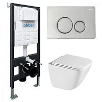 Abber Rechteck AC1220TC-AC0105-AC0121 Инсталляция с подвесным унитазом