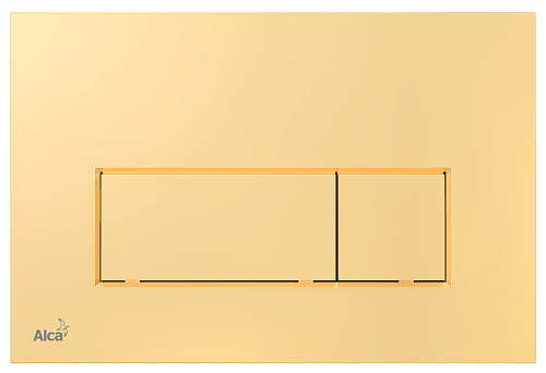 AlcaPlast THIN Кнопка смыва, золотой