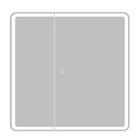 Belbagno SPC-MAR-800/800-2A-LED-TCH Marino Зеркальный шкаф с подсветкой, 80х80 см, белое