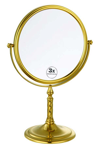 Boheme 504 Imperiale Зеркало косметическое, настольное, золото купить в интернет-магазине Сквирел