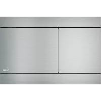 AlcaPlast FLAT ALUNOX FUN Кнопка смыва, металл матовый