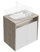 Kerama Marazzi Pro.60.2/WHT Pro Тумба под раковину подвесная 60х43 см, белый глянец