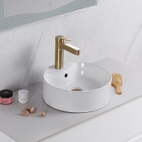 BelBagno BB1400 Раковина накладная керамическая, белая