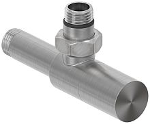 Сунержа 071-1400-1212 Вентиль угловой, (цилиндр) G 1/2" НР х G 1/2" НР, сатин