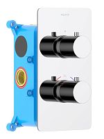 Aquatek AQ1392CR Европа Смеситель термостатический для ванны (внешняя и скрытая часть), хром