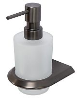 Cezares LINER-SOIS-V-GM Диспенсер для мыла подвесной, стекло, исполнение оружейная сталь Cezares LINER-SOIS-V-GM Диспенсер для мыла подвесной, стекло, исполнение оружейная сталь