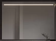 Idea Srl Ideagroup SAL7105 Form Finitura telaio Nero Stock Зеркало настенное с LED подсветкой купить  в интернет-магазине Сквирел