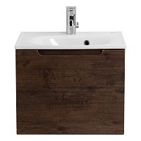 BelBagno ETNA-500-1C-SO-RW-P База под раковину 50х40 см, подвесная с одним ящиком, Rovere Moro (темный дуб)