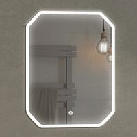 Comforty 00-00001283 Колеус Зеркало с подсветкой 65х80 см, хром