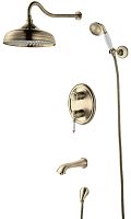 Lemark LM4822B Villa Душевой комплект, бронза