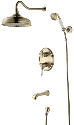 Lemark LM4822B Villa Душевой комплект, бронза