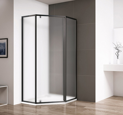 Cezares ECO ECO-O-P-1-90-P-NERO Душевой уголок
