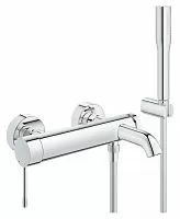Grohe 33628001 Essence+ Смеситель для ванны, с душевым гарнитуром, хром