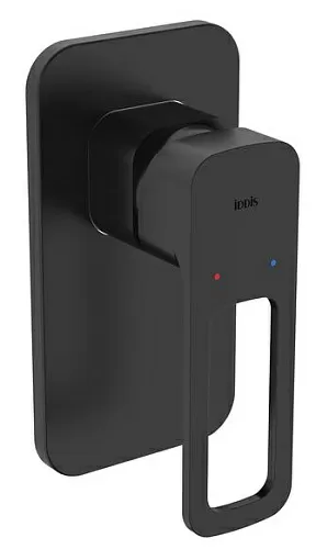 IDDIS, SLIBL00i66 Slide Встраиваемый смеситель с одним выходом, черный матовый