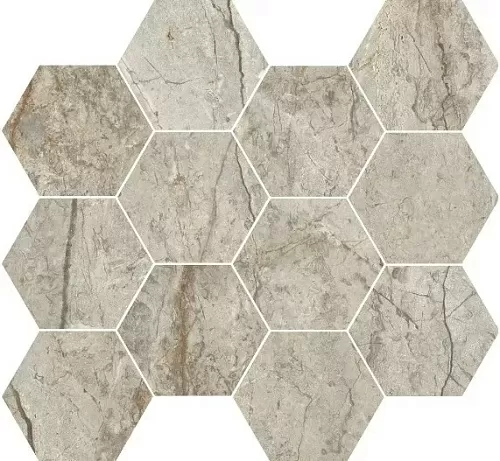 RONDINE Canova J88877_CanovaOxfordGreyMosaicoEsagona Мозаика купить в интернет-магазине Сквирел
