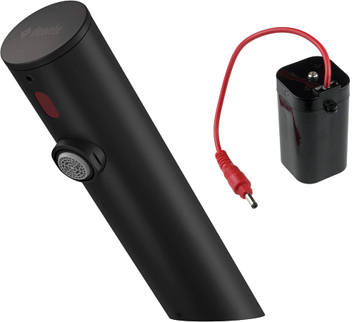 Deante BQR_N28R Sensor Смеситель для раковины сенсорный, без регулировки температуры, от батареек, Nero (черный)