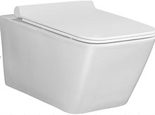 Sole CUB11SC3 Cube Унитаз подвесной с крышкой Soft-close, белый