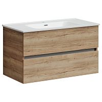 Sancos UR90EG Urban Тумба под раковину 89х45 см, подвесная, дуб галифакс натуральный