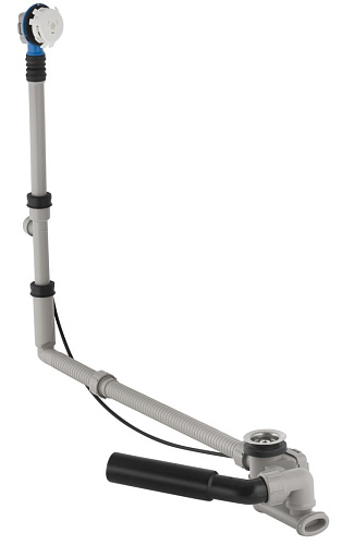 Geberit 150.505.00.1 Слив-перелив для ванны, белый/хром