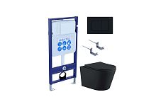 Aquatek Вега Set AQUATEK ВЕГА MB-012 4в1 Комплект: Унитаз, Инсталляция, Кнопка смыва