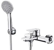 WasserKRAFT 3201 Lopau Смеситель для ванны, с коротким изливом, хромоникелевое покрытие