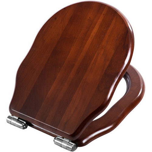 BelBagno BB115SCW-CRM Boheme Сиденье для унитаза, SoftClose, Noce/петли хром снято с производства