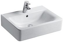 Ideal Standard E794501 Connect Раковина подвесная 60х46 см, с 1-м отверстием под смеситель, Euro White (евробелый)