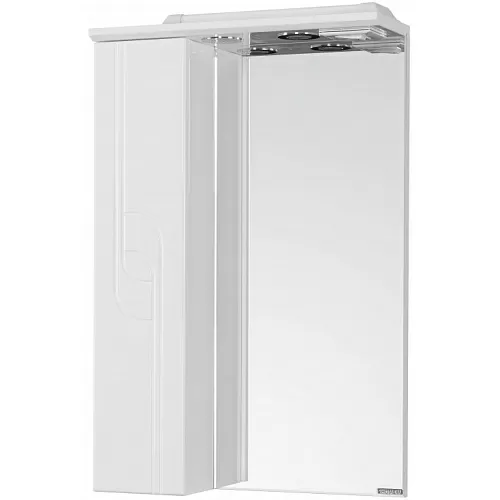 Акватон 1A007402PD01L Панда Зеркальный шкаф 50х80 см, левый, белый купить  в интернет-магазине Сквирел