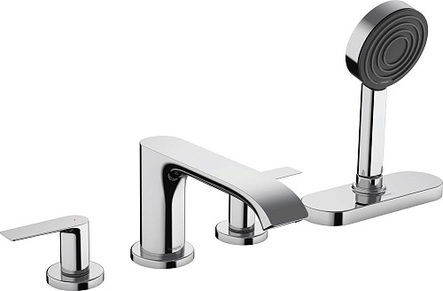 Hansgrohe 75444000 Vivenis Смеситель на край ванны, на 4 отверстия, с sBox, хром