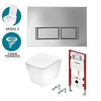 TECE spring base K401201WCS Комплект: Унитаз, Инсталляция, Кнопка смыва