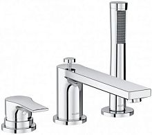 Kludi 484480565 Zenta SL Смеситель для ванны/душа, на 3 отверстия, хром