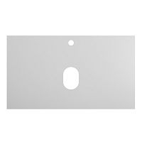 BelBagno KEP-80-BO Столешница 80 см из керамогранита, Bianco Opaco (белый матовый)