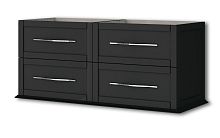 Cezares 54955 Tiffany Тумба под раковину, черный купить  в интернет-магазине Сквирел