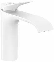 Hansgrohe 75022700 Vivenis 110 Смеситель для раковины, без донного клапана, матовый белый