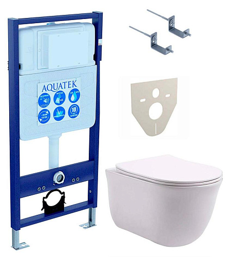 Aquatek КЛАССИК AQUATEK SET AQUATEK КЛАССИК-KKI Инсталляция с подвесным унитазом
