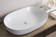 BelBagno BB1348 Раковина накладная керамическая 61х41 см, белая