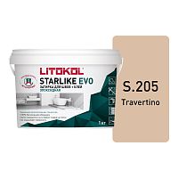 LITOKOL STARLIKE EVO S205 (1кг) Travertino Эпоксидная затирка