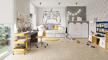 Каменно-полимерная плитка Alpine Floor Изящный паркет (Light Parquet) ECO 13-20 Дуб Медия