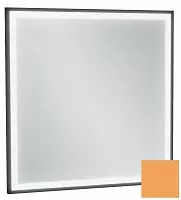 Jacob Delafon EB1433-S48 Allure & Silhouette Зеркало 60 х 60 см, с подсветкой, рама императорский желтый сатин купить  в интернет-магазине Сквирел