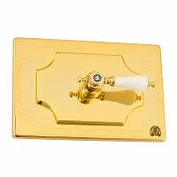 Migliore 20464 Ottone Classic Expert Панель декоративная, с отверстием для ручки, золото (без ручки)