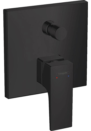 Hansgrohe 32545670 Metropol Смеситель для ванны (внешняя часть), матовый черный Hansgrohe 32545670 Metropol Смеситель для ванны (внешняя часть), матовый черный